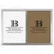 Striped Initial and Text Double Deck Playing Cards Image 1 of 2